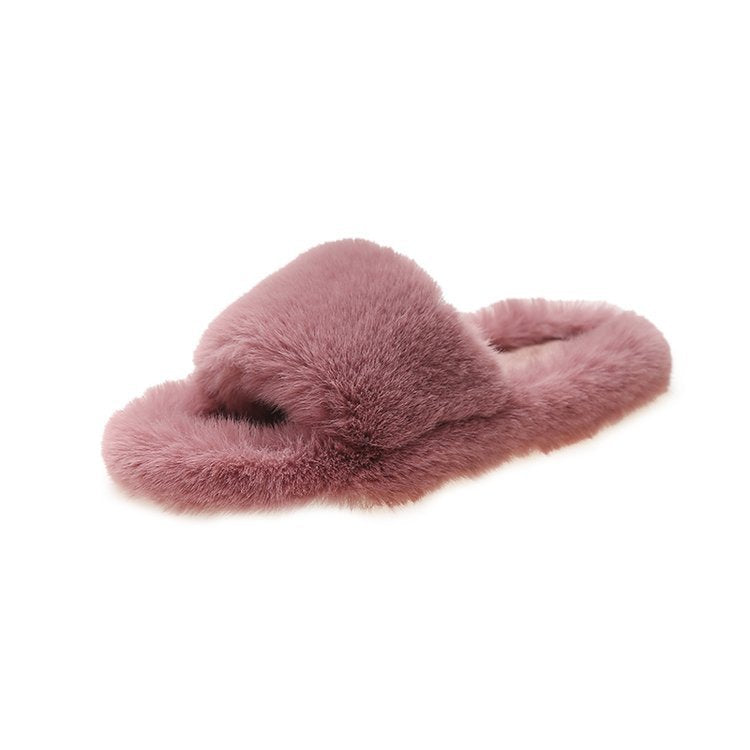 Naisten pörröiset tossut pehmeällä pörröllä ja ergonomisella sisäpohjalla Luvik