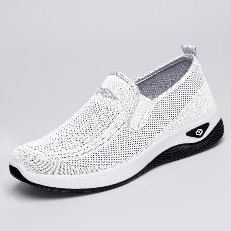 Naisten rento slip-on-tennarit hengittävällä neulemuotoilulla Luvik