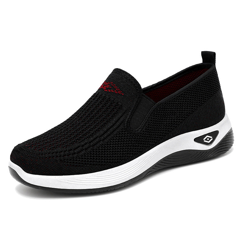 Naisten rento slip-on-tennarit hengittävällä neulemuotoilulla Luvik