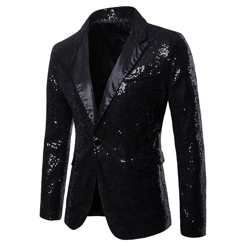 Miesten Paillette Virallinen Blazer Luvik