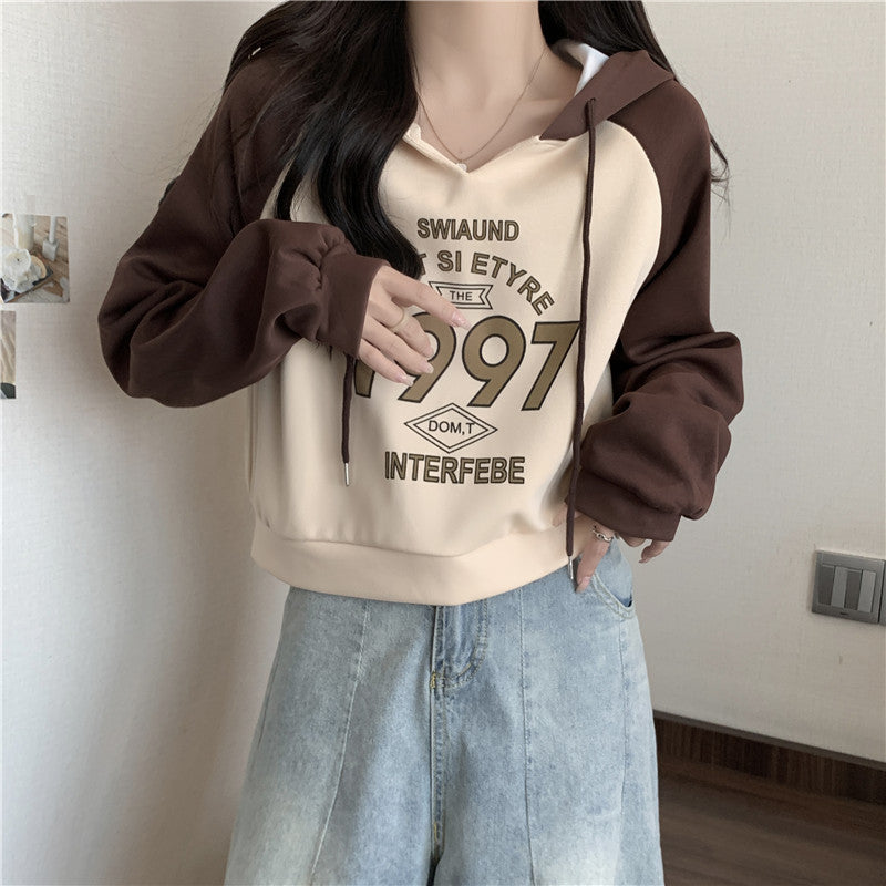 Femme Cropped Hoodie Luvik