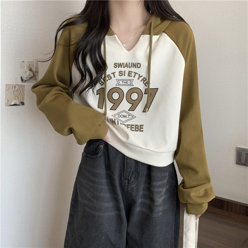 Femme Cropped Hoodie Luvik