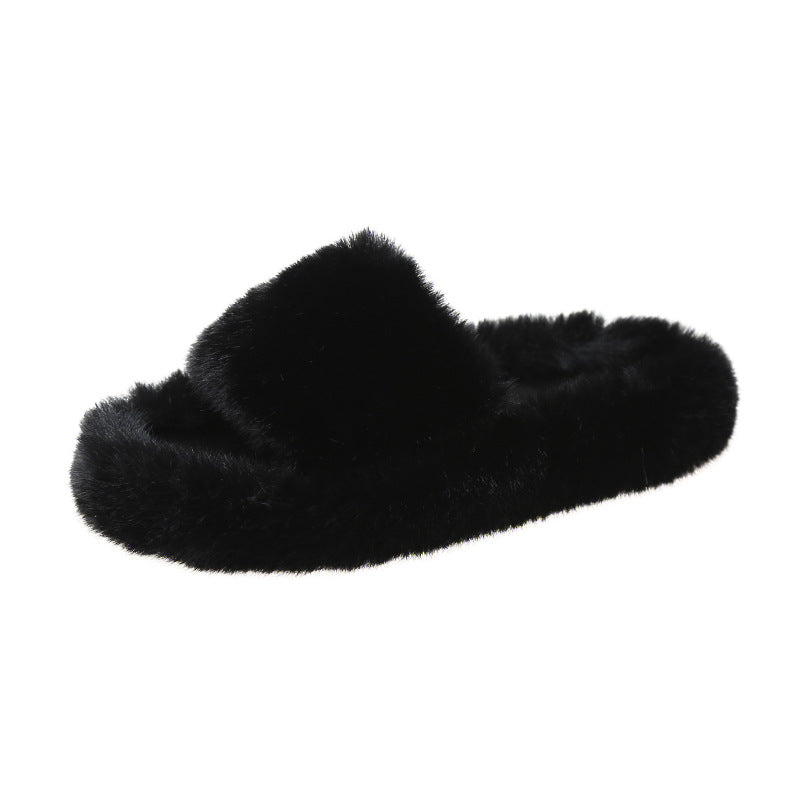 Naisten pörröiset tossut pehmeällä pörröllä ja ergonomisella sisäpohjalla Luvik