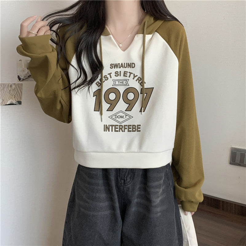 Femme Cropped Hoodie Luvik