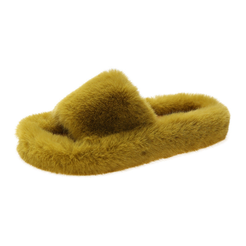 Naisten pörröiset tossut pehmeällä pörröllä ja ergonomisella sisäpohjalla Luvik