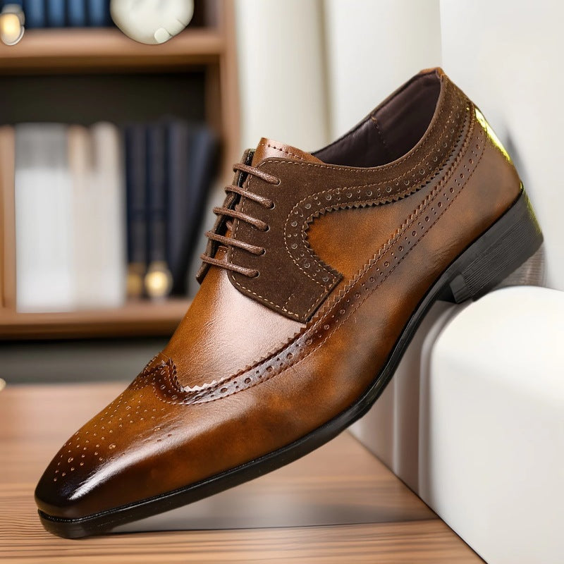 Miesten Klassiset Brogue Pukukengät Luvik