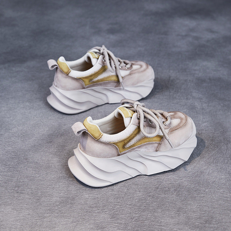 Naisten Chunky Platform Muoti Sneaker hengittävällä Mesh Luvik