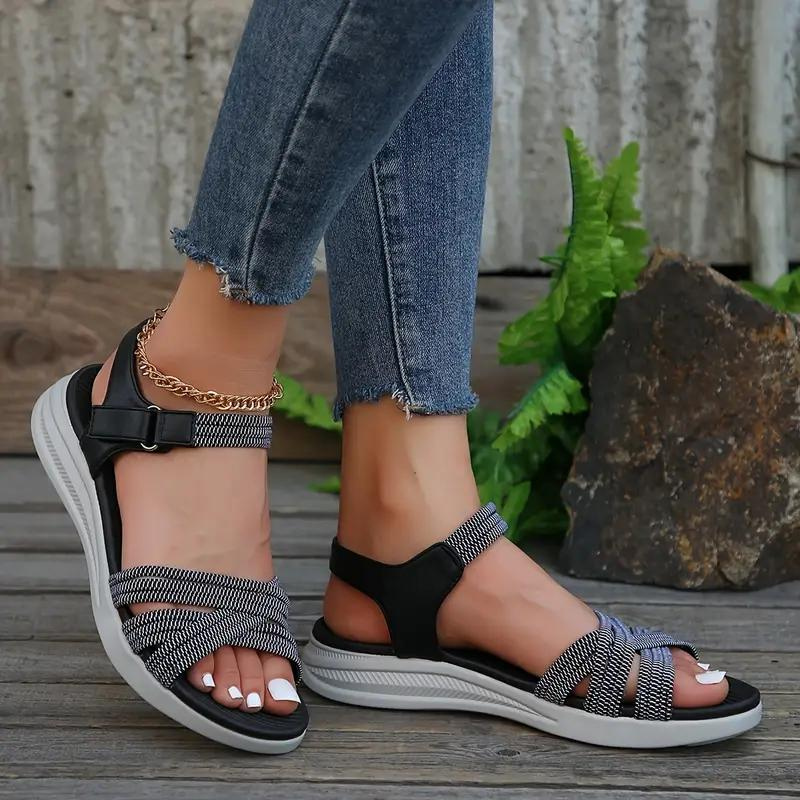 Luvik | Sandals, Elastic Band, Soft Sole, Summer Shoes, Sandals For Outdoors