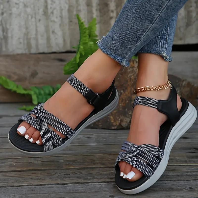 Luvik | Sandals, Elastic Band, Soft Sole, Summer Shoes, Sandals For Outdoors