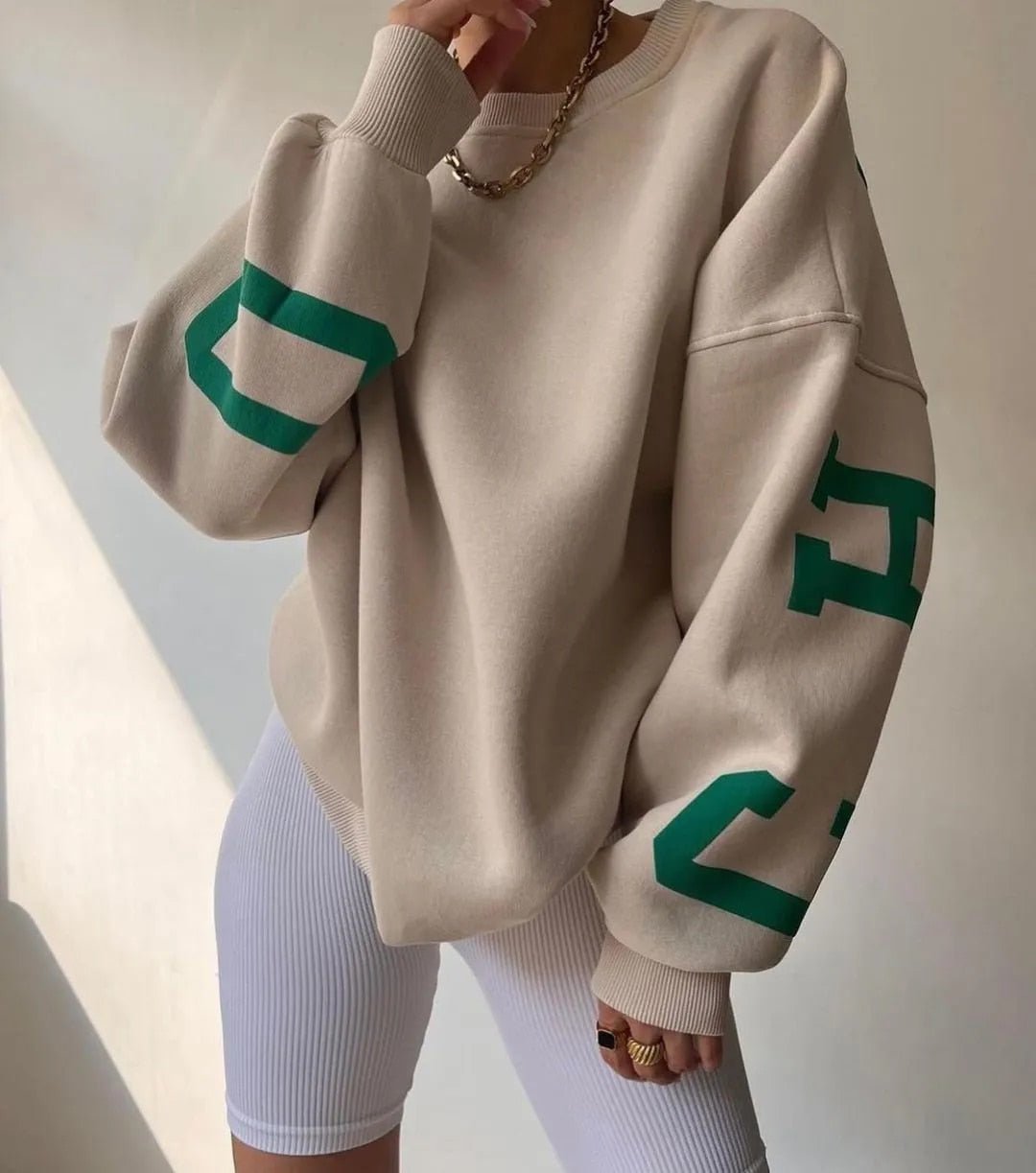 Luvik | Lämpimät Loose Fit Puuvillapaita Naisille
