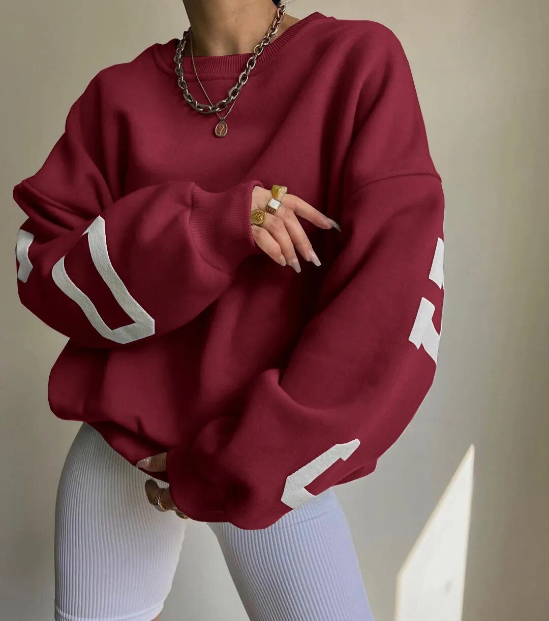 Luvik | Lämpimät Loose Fit Puuvillapaita Naisille