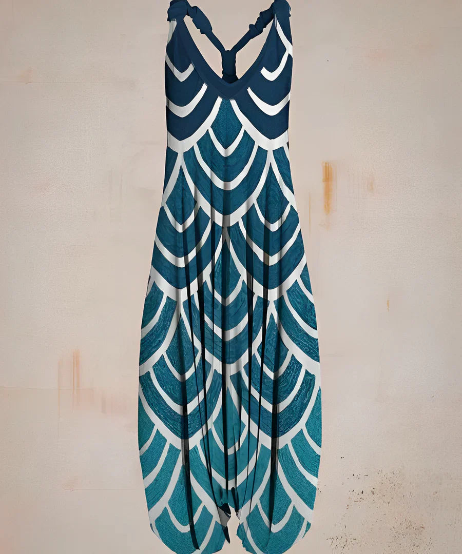 Luvik | painettu boho-ha jumpsuit naisille