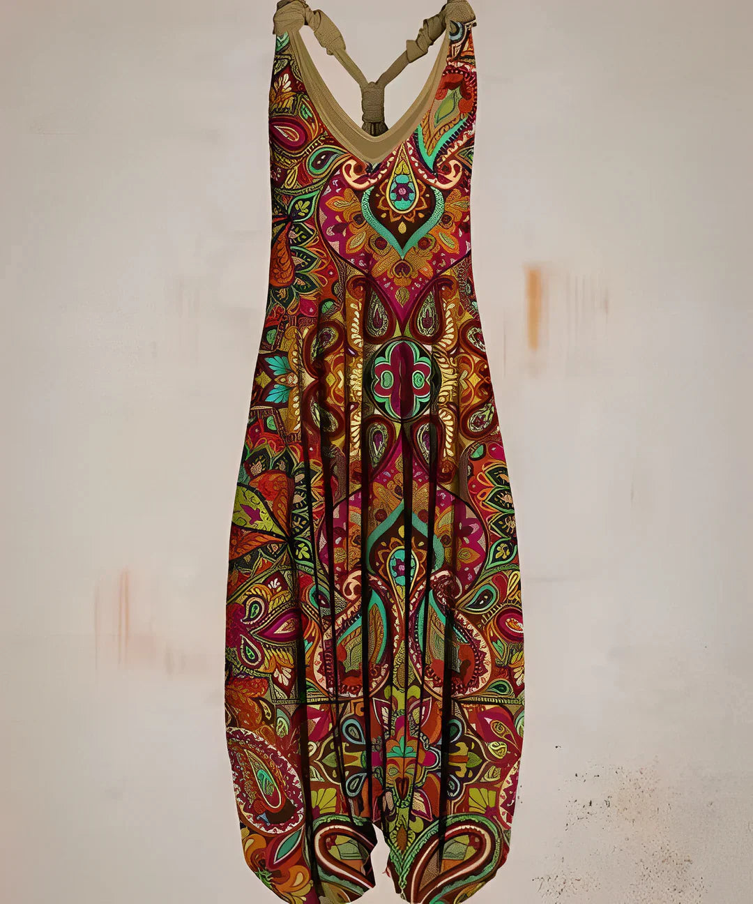 Luvik | painettu boho-ha jumpsuit naisille