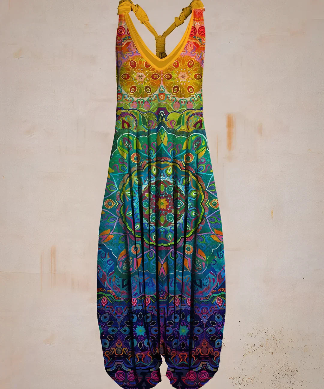Luvik | painettu boho-ha jumpsuit naisille