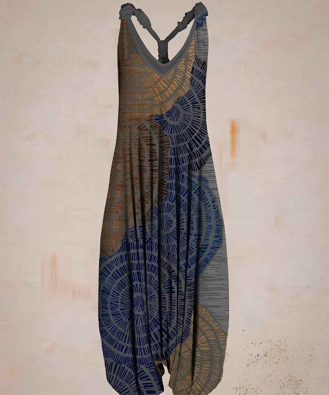 Luvik | painettu boho-ha jumpsuit naisille