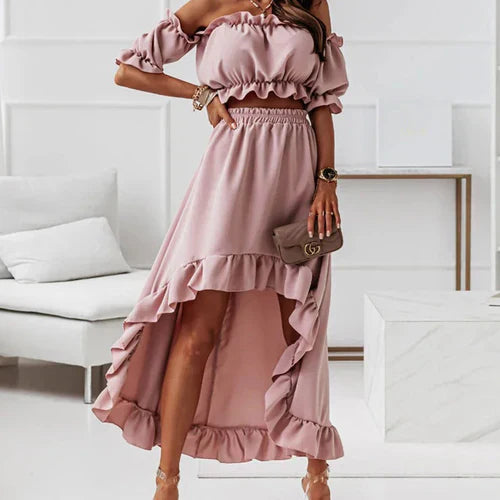 Luvik | Elegant frill dress set