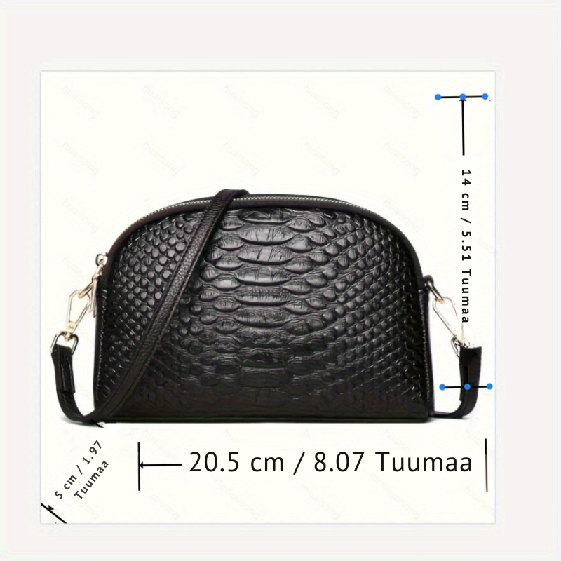 Luvik | suosikki Croc kuvioinen Mini Crossbody laukku