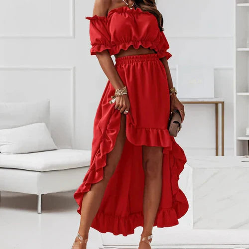 Luvik | Elegant frill dress set