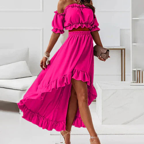 Luvik | Elegant frill dress set
