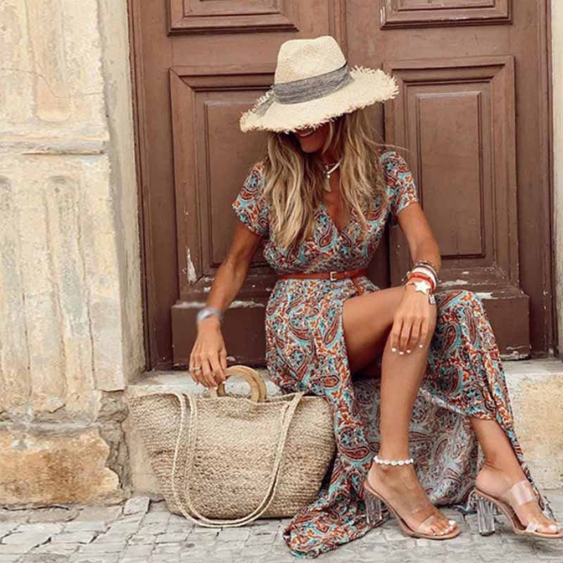 Luvik | Tyylikäs Boho Chic Naisten Mekko