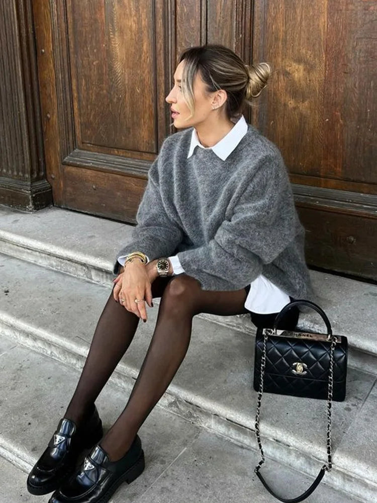 Luvik | Oversize Pullover Af Strik