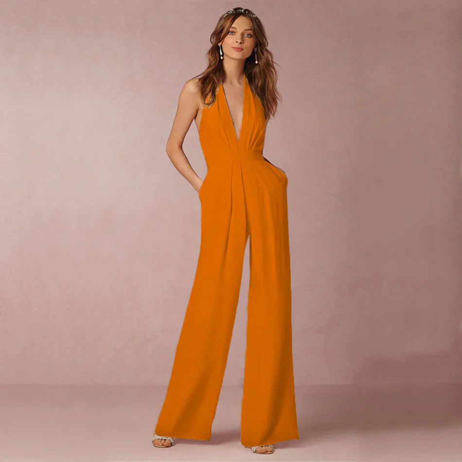 Luvik | Tyylikäs kaula-aukollinen jumpsuit