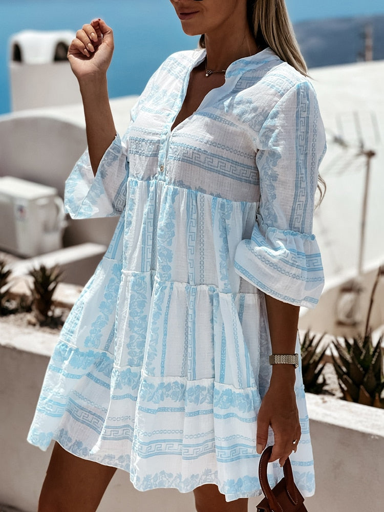 Luvik | Boho Tunika Mekko kerroksilla Millana