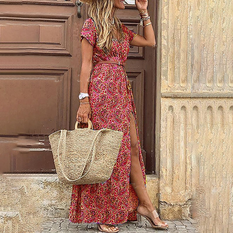 Luvik | Tyylikäs Boho Chic Naisten Mekko