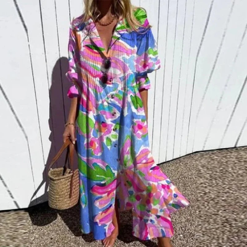 Luvik | Tyylikäs Boho Chic Mekko Kesäksi
