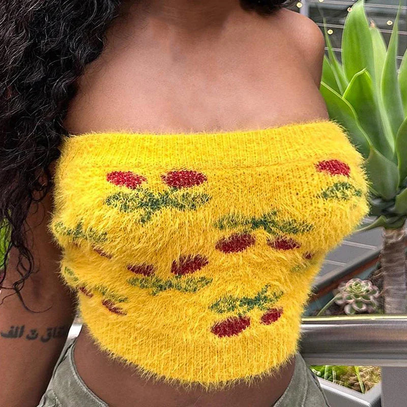 Luvik | Hauska idea Bandeau Crop Top