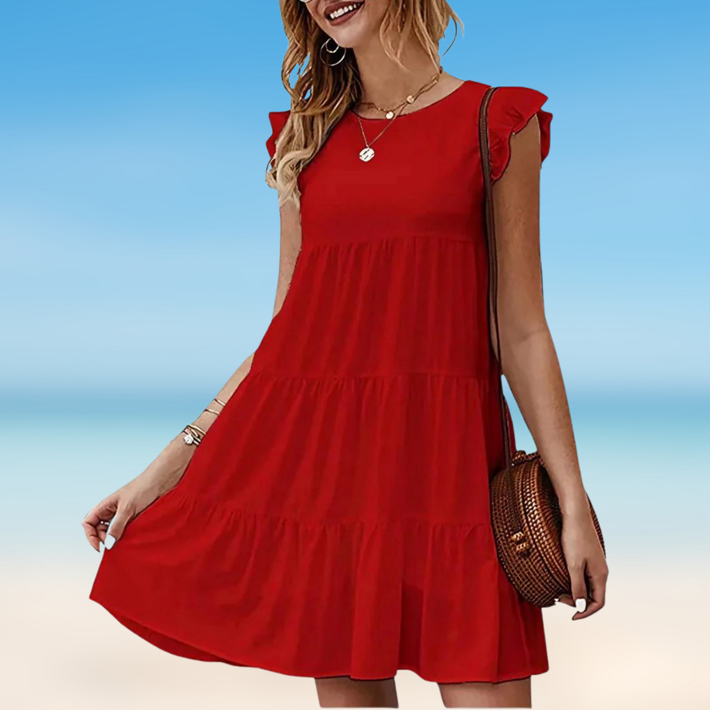 Luvik | Elegantti Mini Mekko Rypytyksellä