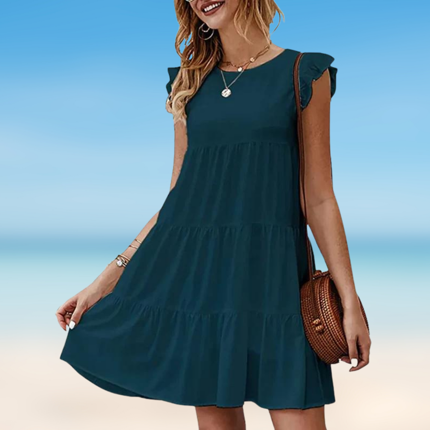 Luvik | Elegantti Mini Mekko Rypytyksellä