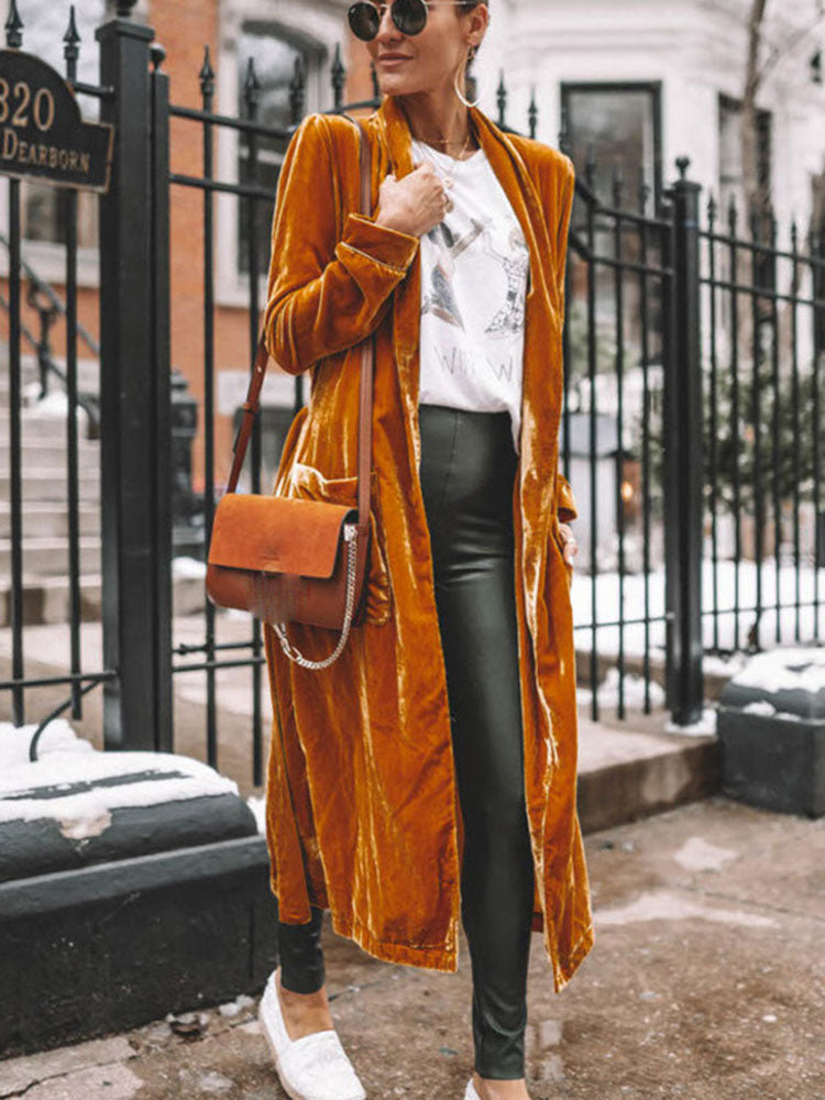 Luvik | Uplifting My Way Kimono takki sametista