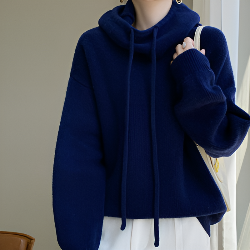 Luvik | Tökkö pullover, jossa on pehmeä kaulus