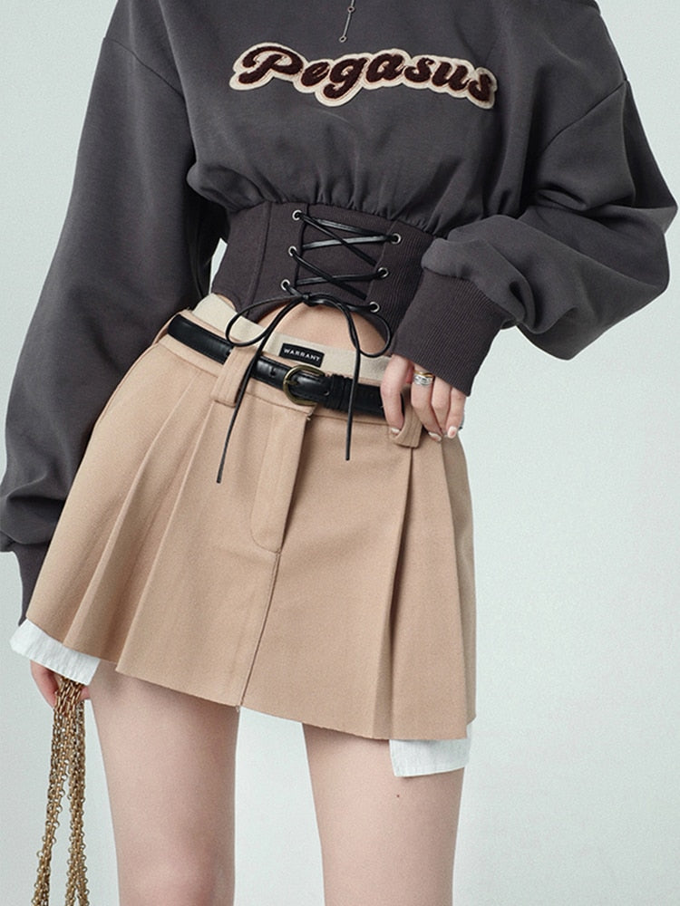 Luvik | Linke Schatten Crop Sweatshirt