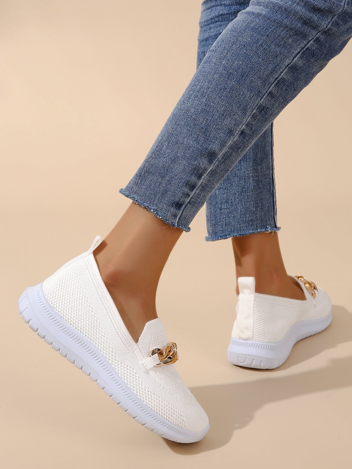 Luvik | Sneakerit Verkko Metalliketju Kävelykengät Naisten Sneakerit