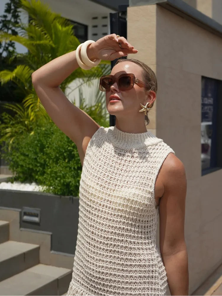Luvik | in Maglia Aliani con Frange Eleganti