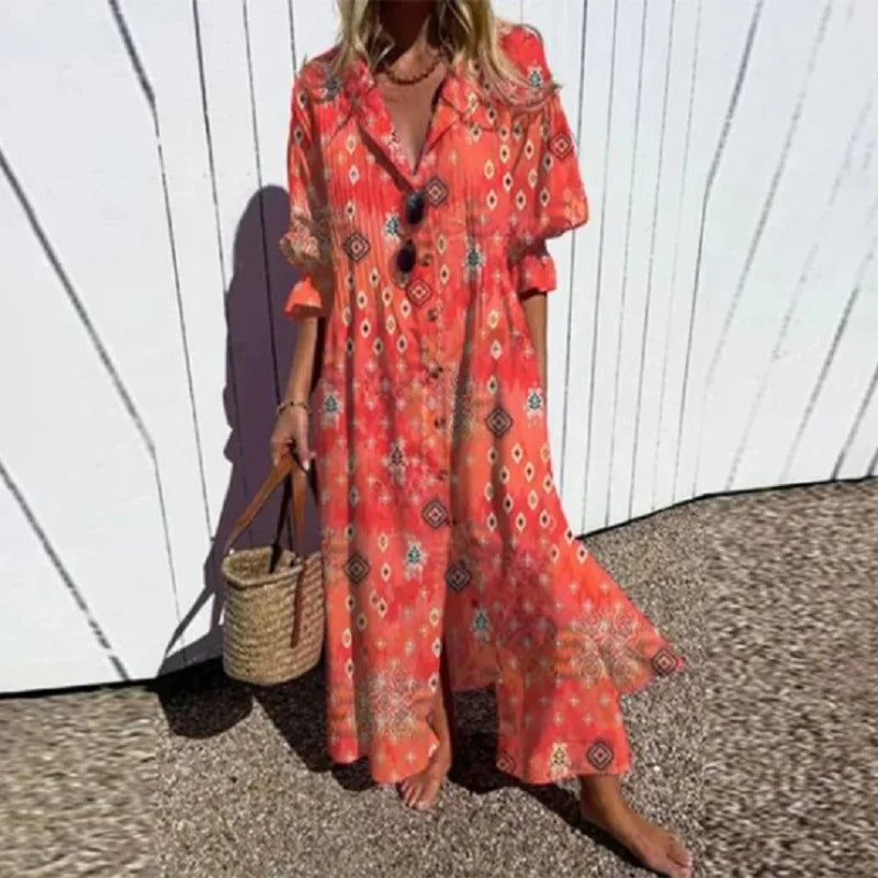 Luvik | Tyylikäs Boho Chic Mekko Kesäksi