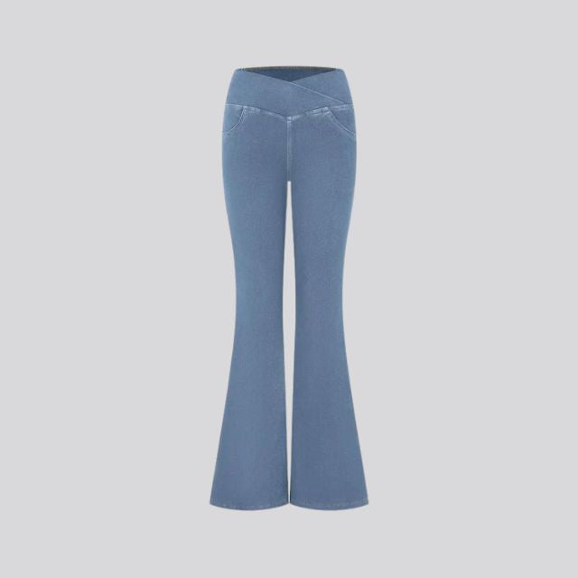 Luvik | Korkeavyötäröiset leveälahkeiset leggingsit