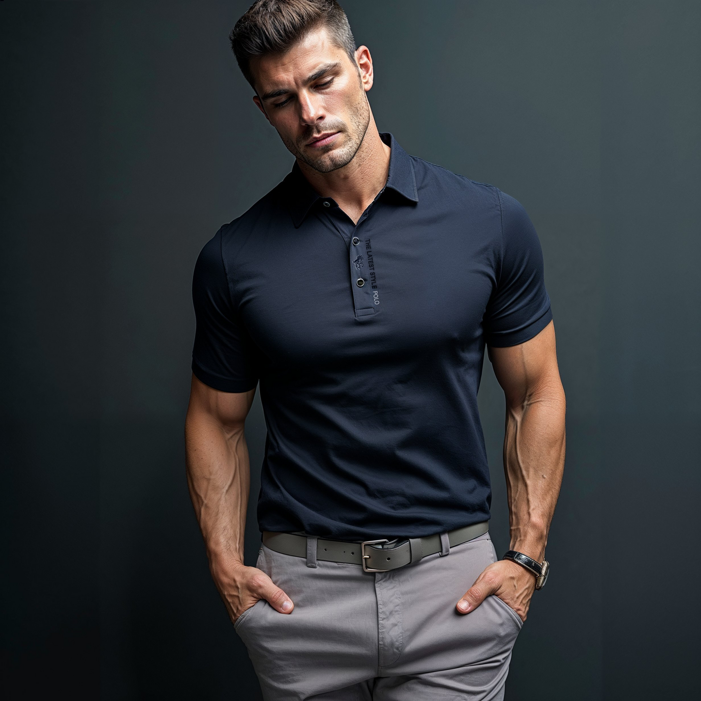 Luvik | Muscle Fit Anti-Wrinkle Polo tyyliä ja mukavuutta varten