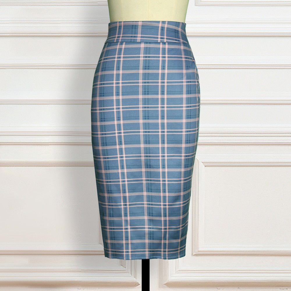 Luvik | Best In Town Ruudullinen Midi-hame