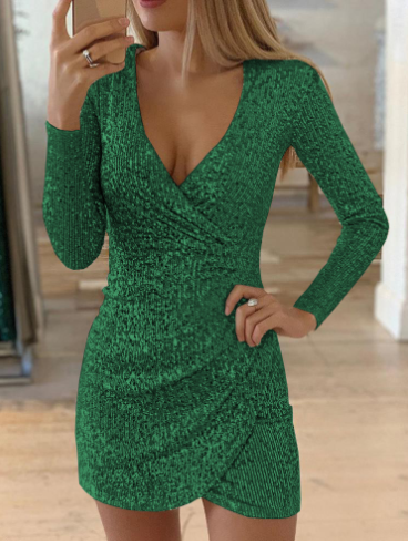 Luvik | Elegantti Glamour-mekko Luxe Polyester