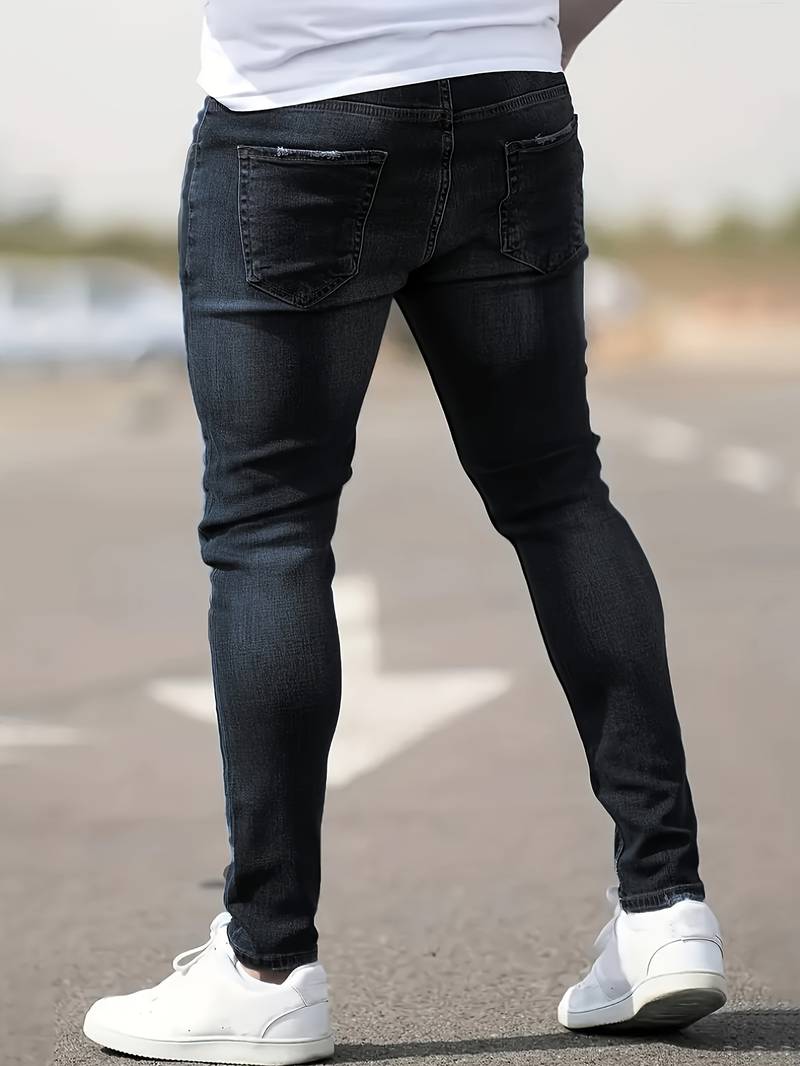 Luvik | Slim Fit Stretch Farkut Miehille