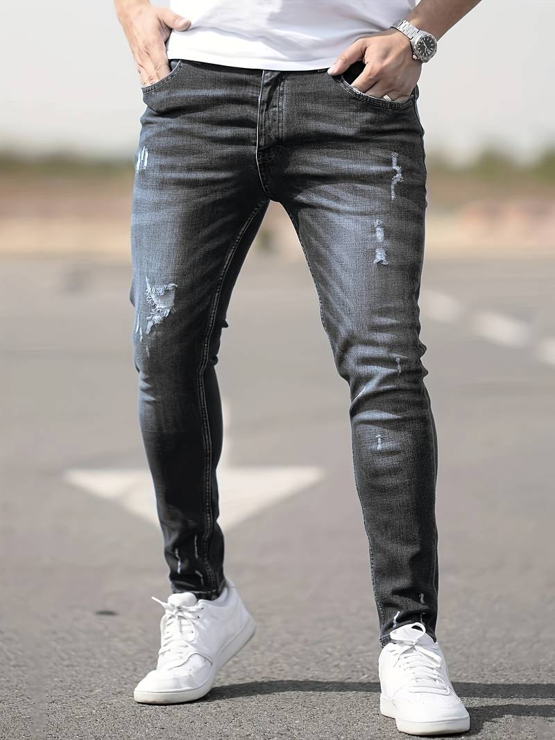 Luvik | Slim Fit Stretch Farkut Miehille