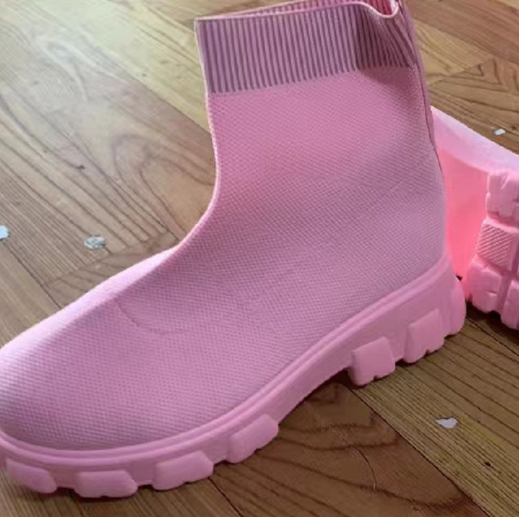 Luvik | Fashion Nilkkuri Matala korkoiset Sukka Salsakengät Naisille