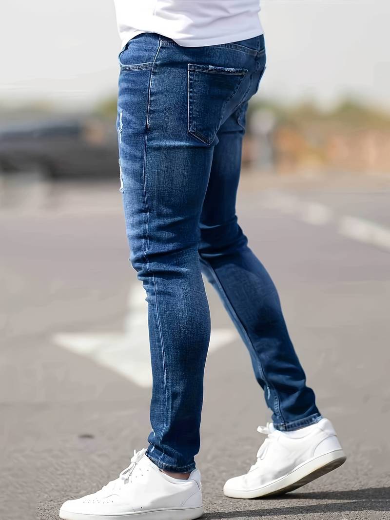 Luvik | Slim Fit Stretch Farkut Miehille