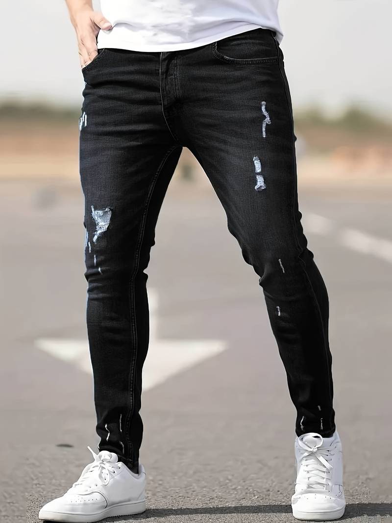 Luvik | Slim Fit Stretch Farkut Miehille