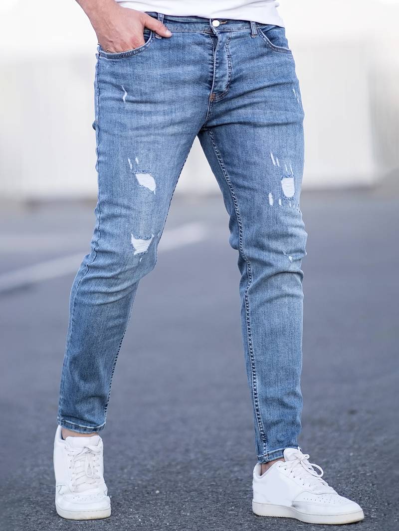 Luvik | Slim Fit Stretch Farkut Miehille