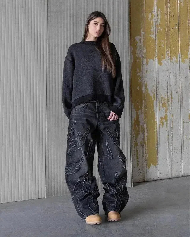 Luvik | Retro Baggy Farkut Im Streetwear Tyylillä