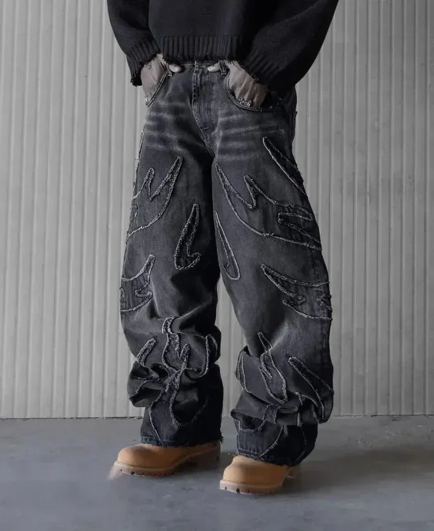 Luvik | Retro Baggy Farkut Im Streetwear Tyylillä